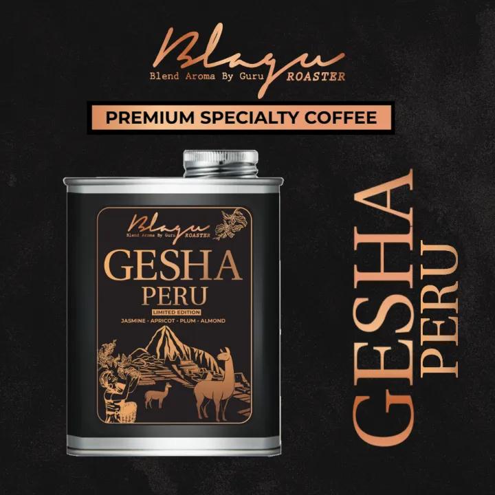 Cà Phê Blagu Hạt Đã Rang Gesha Peru | Dòng Cà Phê Đặc Sản | 100% Arabica - Geisha | Medium Light 250g