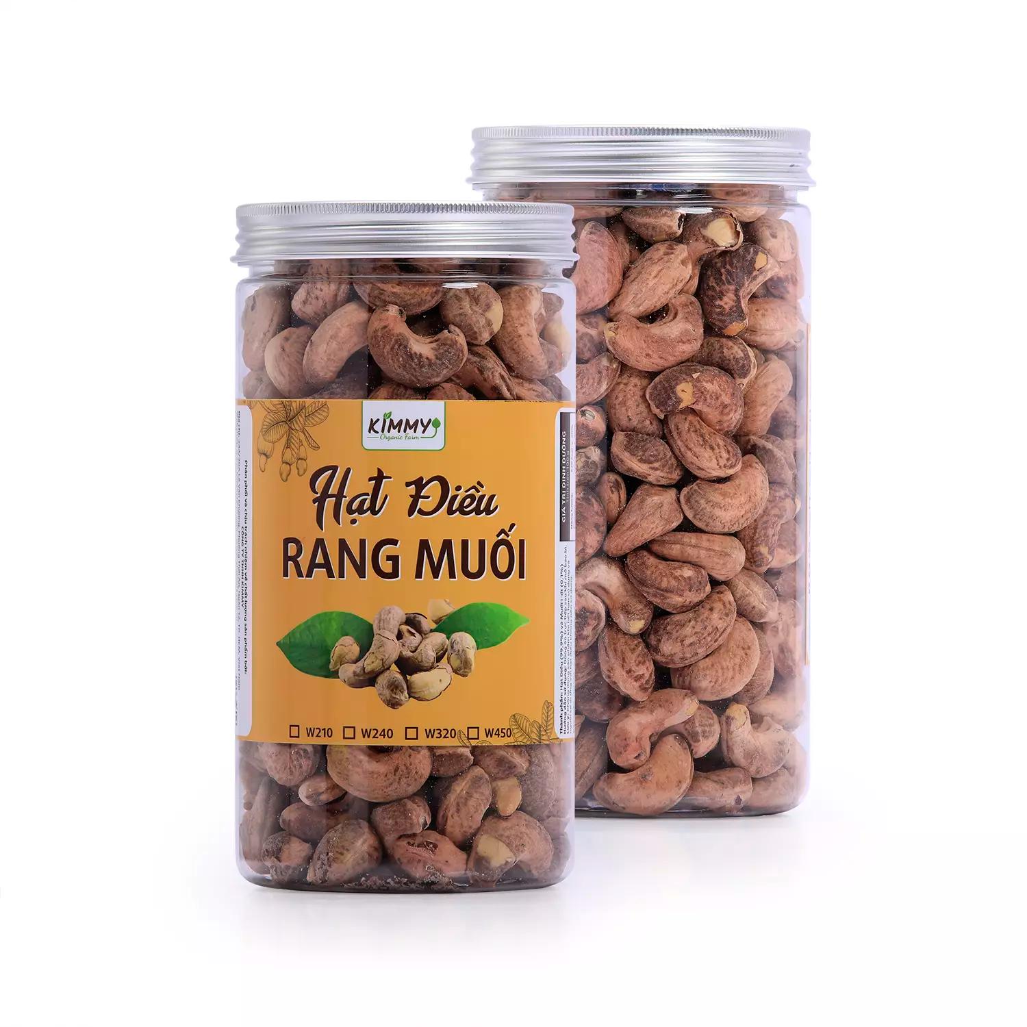 Hạt Điều Rang Muối Vỏ Lụa 500G