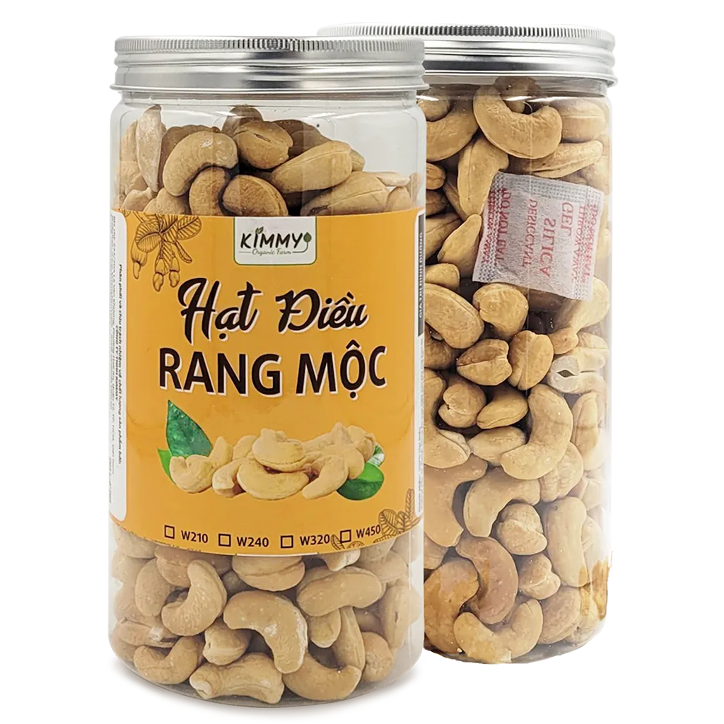 Hạt Điều Tách Vỏ Rang Không Muối Hũ 500G