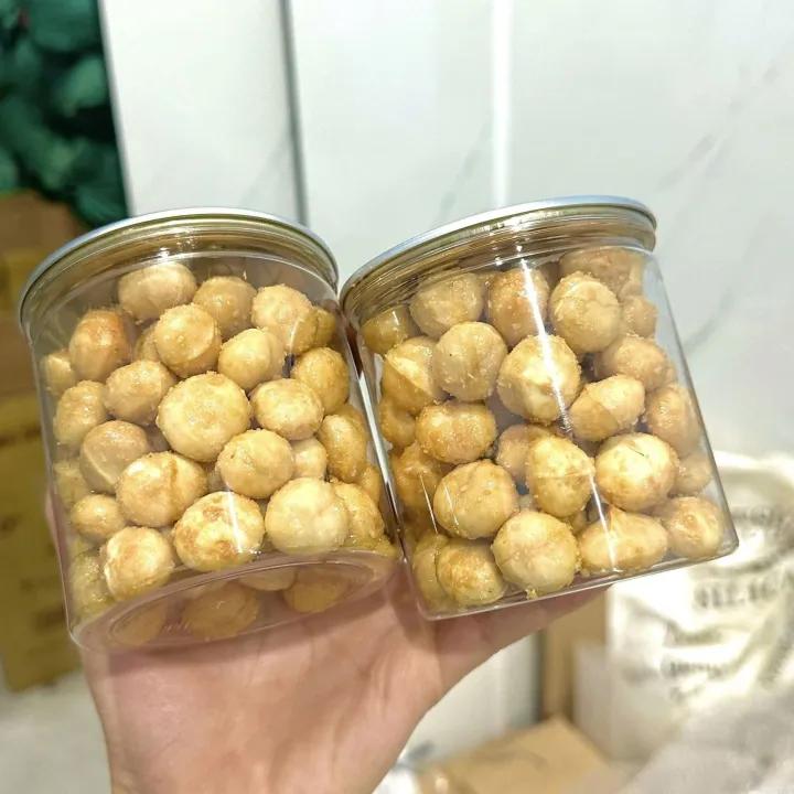 Nhân macca nướng mật ong, macca sấy mật ong (loại vỡ đôi)