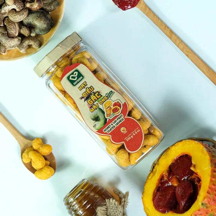 Hạt Điều Gấc Mật Ong 250g DGfoods