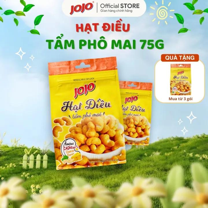 Hạt Điều JOJO Tẩm Phô Mai 75G (Mua 2 tặng 1 sản phẩm cùng loại)