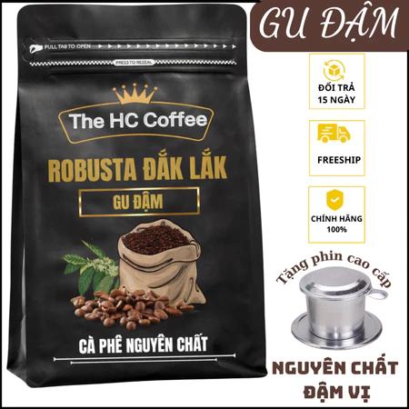 Cà Phê Robusta Đắk Lắk Rang Mộc – Đậm Đà – Nguyên Chất 100%, 250gram, 500gram, 1000gram