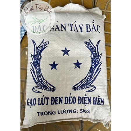 [Combo 5kg siêu rẻ] Gạo Lứt Đen dẻo Điện Biên loại ngon (ship rẻ)