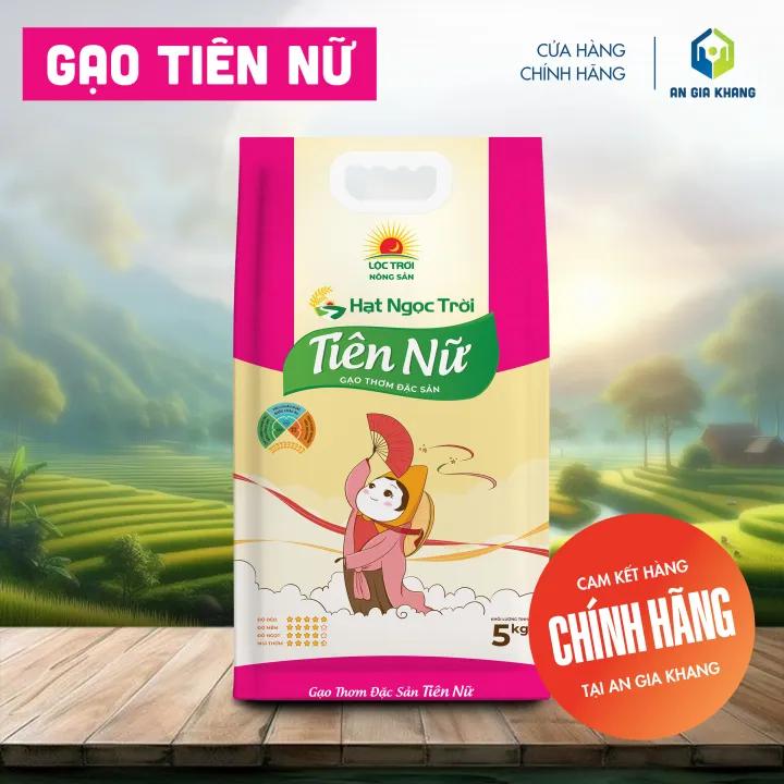 Gạo Tiên Nữ - Hạt Ngọc Trời - Dẻo Thơm Đậm Cơm - Túi 5kg - An Gia Khang Food
