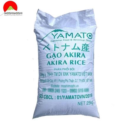 Gạo Nhật Bản Akira Rice 25kg Mềm Dẻo Ngọt Tự Nhiên