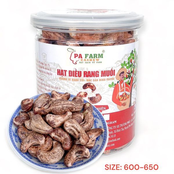 1 Hộp x 250Gram Hạt điều rang muối