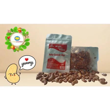 Hạt Điều Rang Muối Vỏ Lụa – Túi Zip 100gr