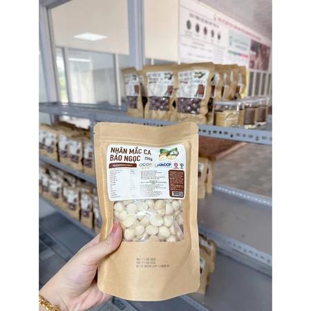 Hạt MacCa Nhân Hạt Macca Sấy Lạnh Công Ty Bảo Ngoc Hạt Ăn Liền Giữ Trọn Dinh Dưỡng Túi 250g