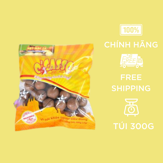 Hạt Mắc Ca O'Casso - Túi 300G