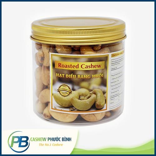 Peeled roasted salted cashews with silk skin 250g