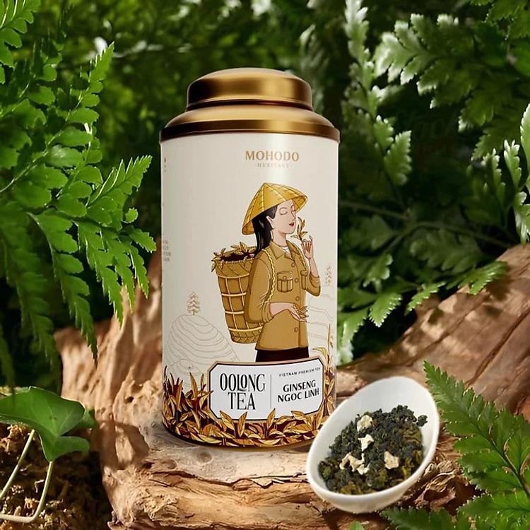 TRÀ OOLONG SÂM THƯỢNG HẠNG- 100G HỘP THIẾC