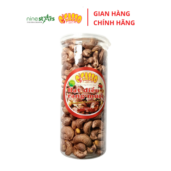 Hạt Điều Rang Muối Vỏ Lụa O'Casso - Loại Cồ - 500G - 1KG