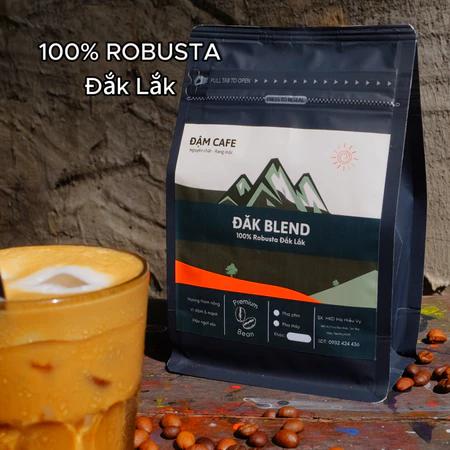 Cafe rang mộc ĐẮNG ĐẬM, cà phê rang xay Đắk Lắk dùng để pha phin, pha máy ROBUSTA (100%)