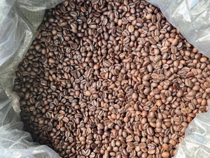 Cà Phê hạt Robusta rang xay mộc nguyên chất gói 500g