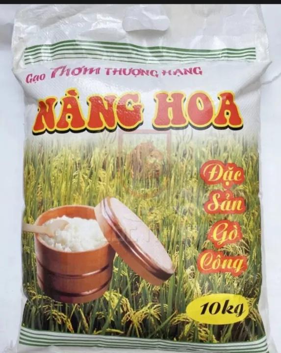 Gạo nàng hoa dẻo thơm cả khi để nguội bao 10kg
