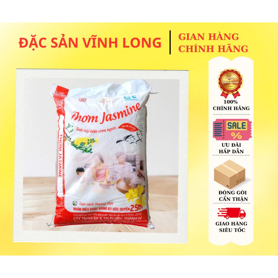 Gạo thơm Jasmine Phước Thành IV 25kg