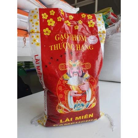 Gạo Lài Miên Campuchia L2 HG 5kg Nội Địa Ngọc Thiên Phúc Hạt Dài Dẻo Mềm Thơm Ngọt Cơm