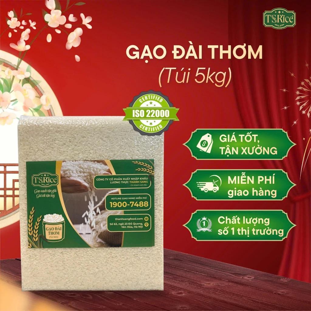 Gạo Đài Thơm - TSRice, được lai tạo từ giống lúa thơm Thái Lan và giống lúa đặc sản Việt Nam