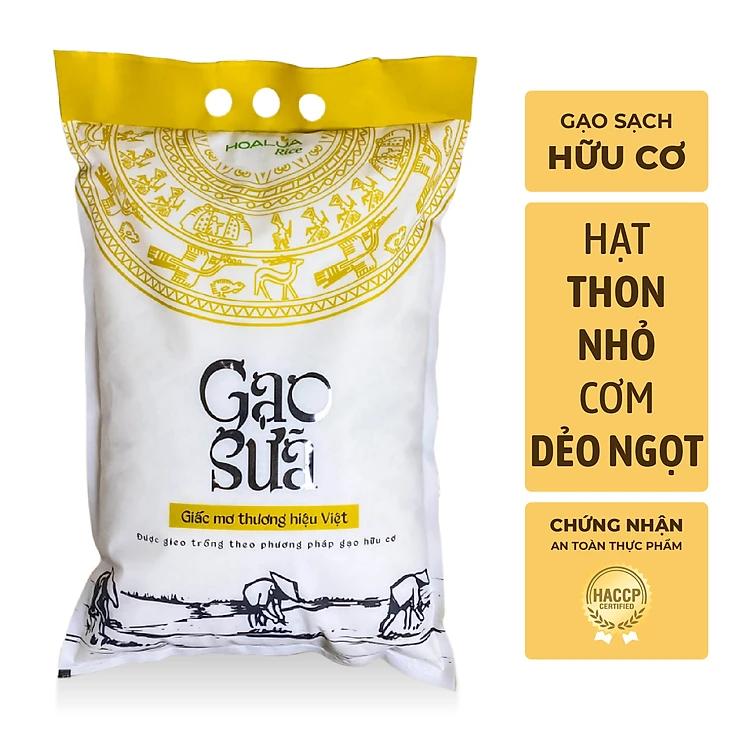 GẠO SỮA THƯỢNG HẠNG 5kg - Gạo Hoa Lúa