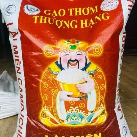 Bao 10kg Gạo Thơm Thượng Hạng - Gạo Lài Miên Campuchia