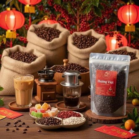 Hạt ROBUSTA RANG MỘC ,hạt cà phê Nguyên chất 100%,Chuẩn vị ,hạt đẹp ,thơm ngon ,đậm vị , [ COFFEE THƯƠNG VIỆT ]