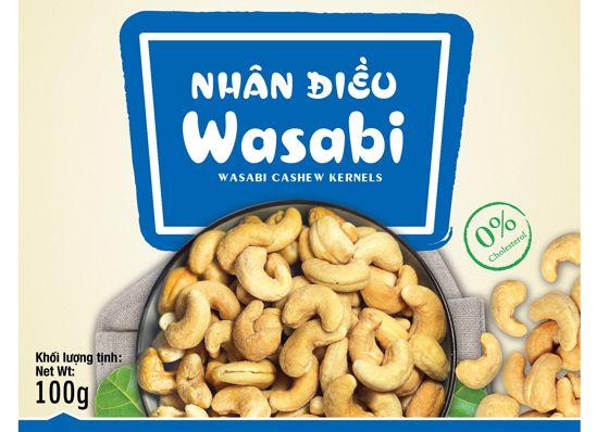 Hạt điều wasabi