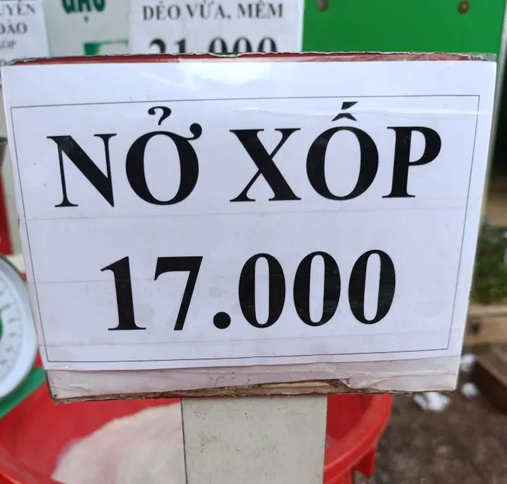 Gạo nở xốp khô