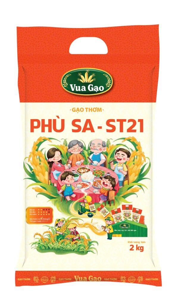 Gạo Phù Sa Túi 2kg