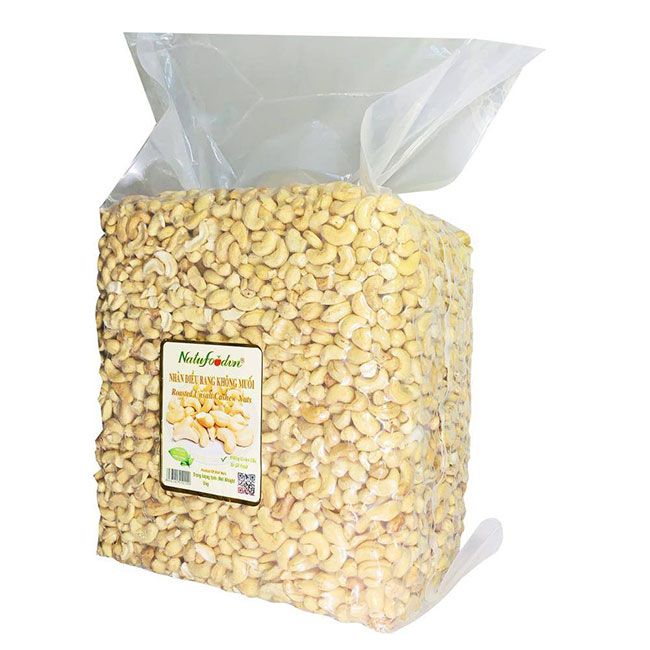 Nhân Hạt Điều Rang Không Muối | Túi Hút Chân Không 5kg