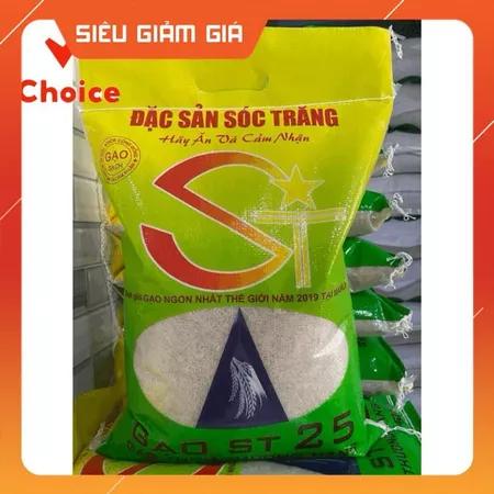 Gạo Thượng hạng ST25 - Hàng Thị Trường - Dẻo thơm mềm cơm - A2