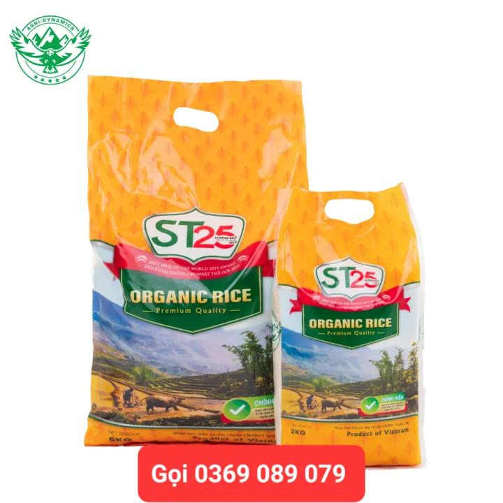 Gạo ST25 hữu cơ AGRI - DYNAMICS loại 2kg và 5kg - ShopFood77