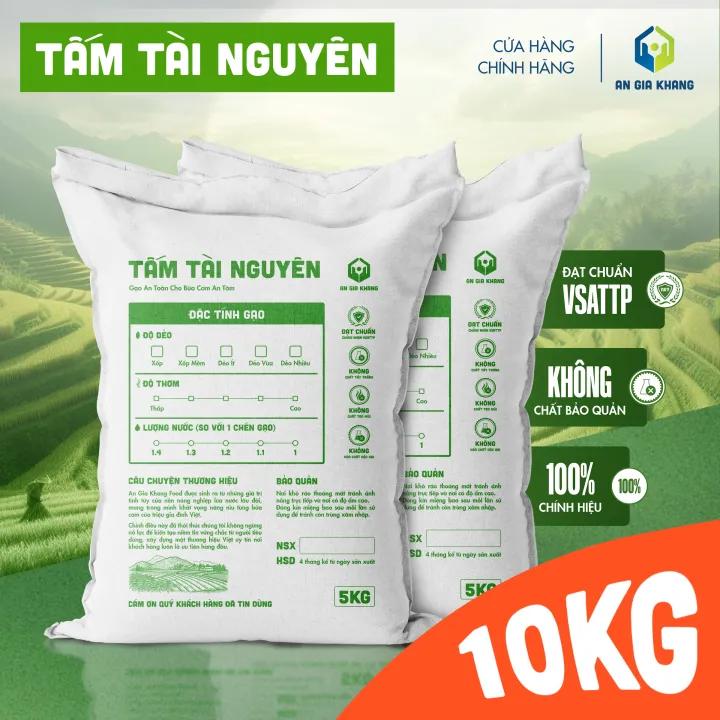 [Túi 10KG] Gạo Tấm Tài Nguyên Xốp Cơm AGKF (An Gia Khang Food) - Mềm Xốp Đậm Vị