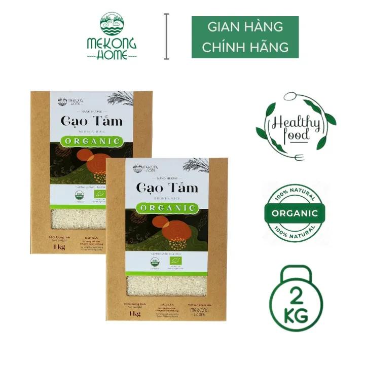 Gạo Tấm Nàng Hương thơm dịu, ngọt nhẹ, cơm rời và mềm vừa phải - 2kg