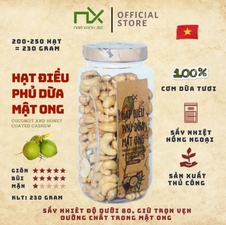 Hạt Điều Phủ Dừa Mật Ong 230g (280g)
