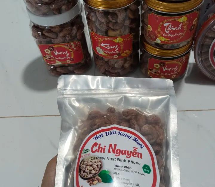 1kg hạt điều rang muối túi zip thơm ngon giòn béo đầy dinh dưỡng