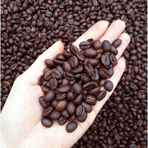 1KG CÀ PHÊ HẠT Robusta RANG MỘC