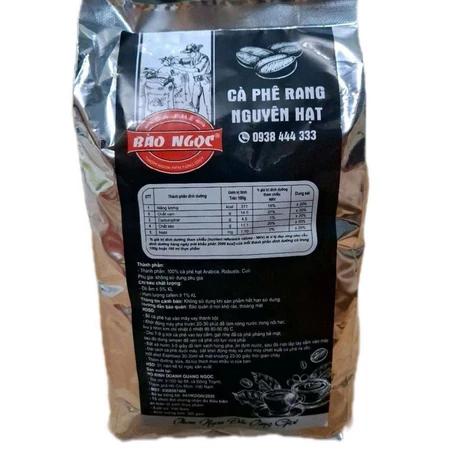cà phê hạt bảo ngọc nguyên hạt gói 500g đặc biệt chuẩn gu đậm thơm sánh béo hậu ngọt nhẹ chuẩn gu đậm béo