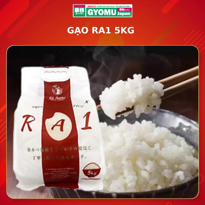 Gạo Nhật RA1 túi 5kg nội địa Nhật Bản