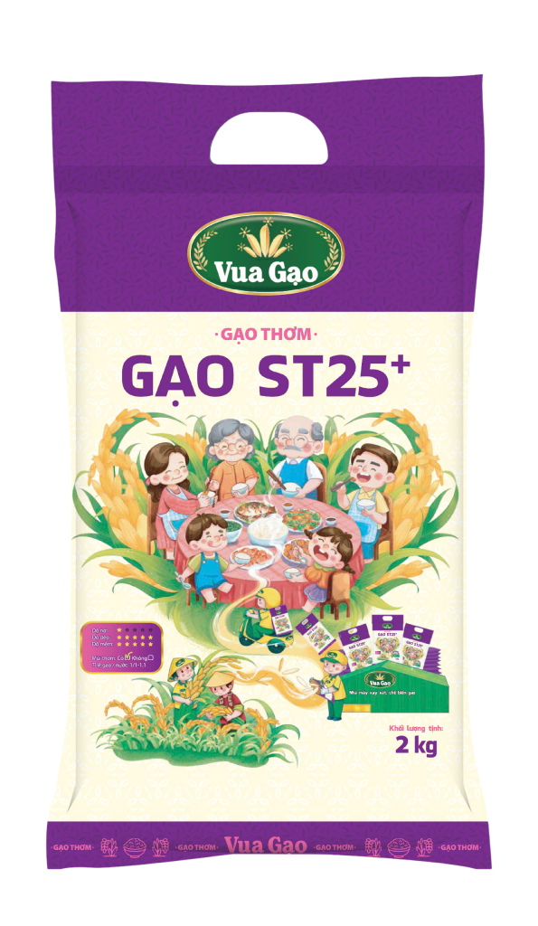 Gạo ST25 + Túi 2kg