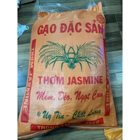 Gạo Jasmine thơm dẻo mềm cơm 25kg
