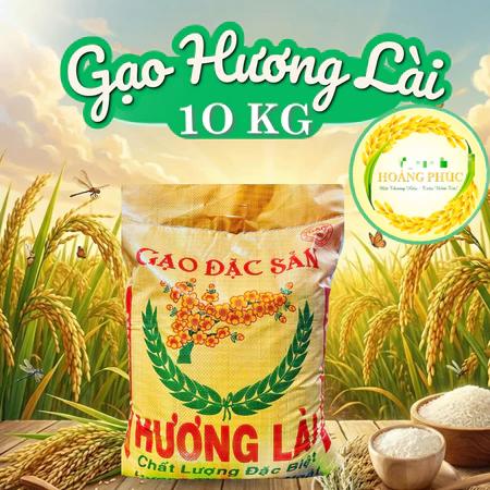 Gạo Hương Lài Long An Bao 10kg, Dẻo Mềm, Thơm Hương Lài Tự Nhiên