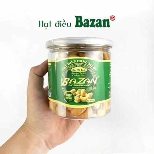 Hạt điều rang không vỏ lụa - Hộp nhựa 235g