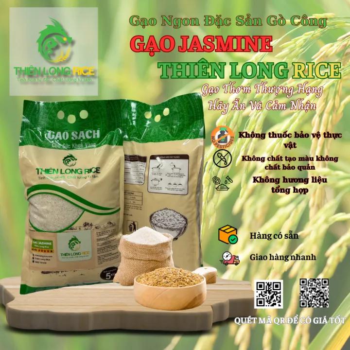 JASMINE White Rice 5KG - Natural Thai Aromatic Long Grain Rice, Trans Fat Free