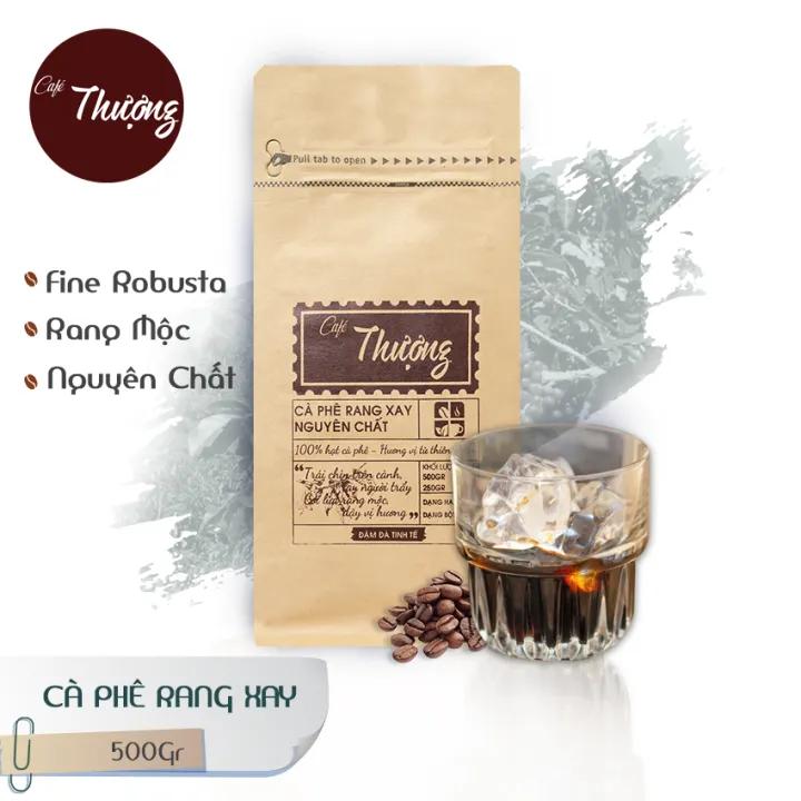 Cà phê Nguyên chất Rang xay Mới mỗi ngày - 100 % hạt cà phê, cam kết không Hóa chất, Hương liệu, Hạt độn