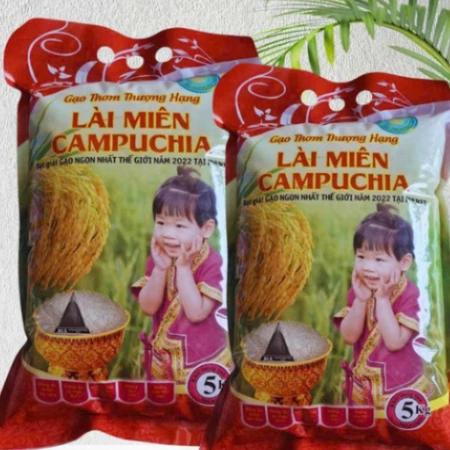 10 kg Gạo Lài Miên - Dẻo, Mềm, Ngon (2 túi x 5kg)