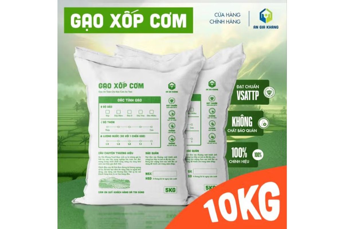 Các loại gạo xốp phổ biến ở Việt Nam