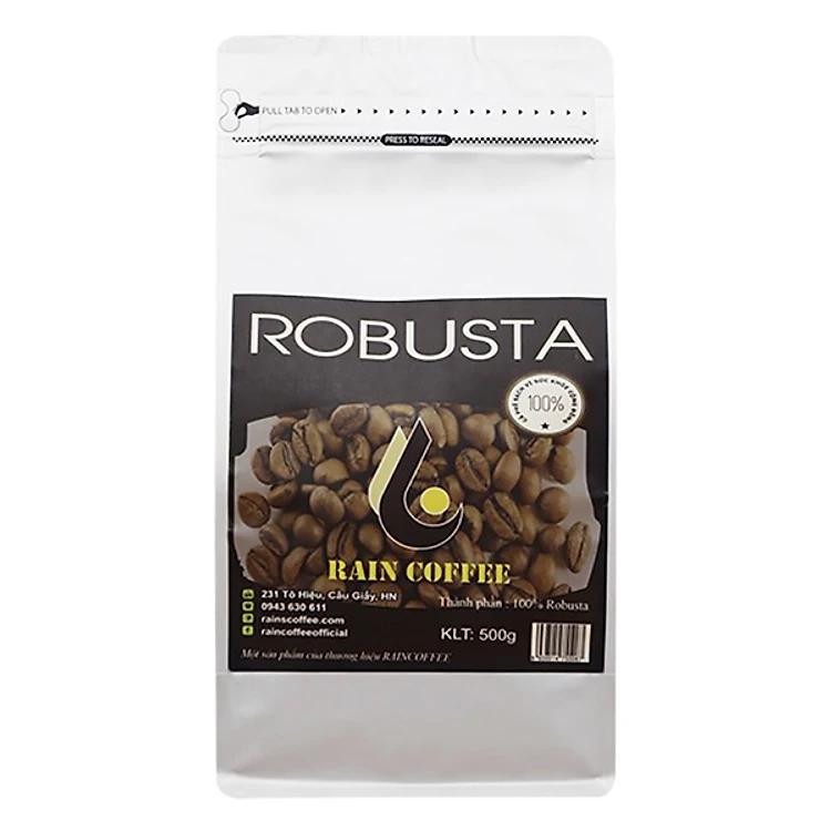 Hạt Robusta Rain Coffee (500g)