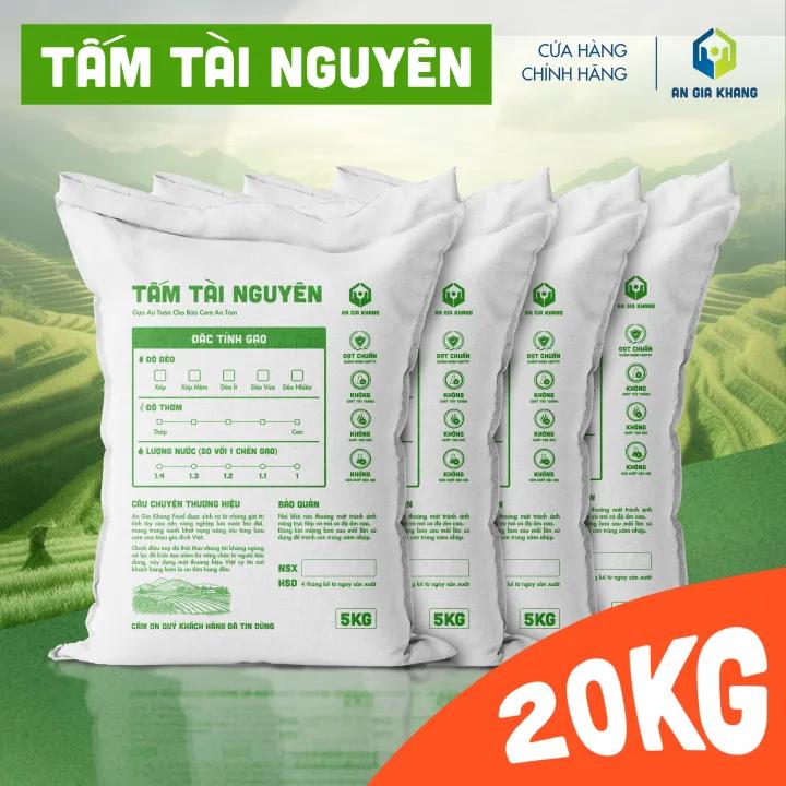 [Túi 20KG] Gạo Tấm Tài Nguyên Xốp Cơm AGKF (An Gia Khang Food) - Mềm Xốp Đậm Vị