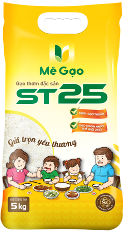 Gạo thơm đặc sản ST25 – Mê Gạo